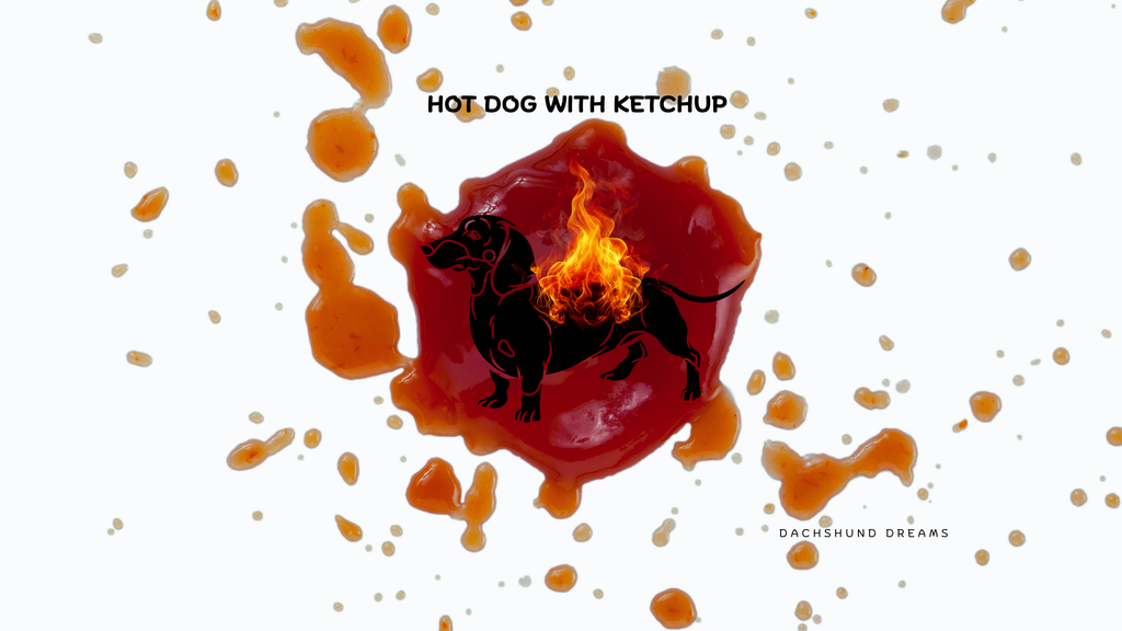 Hot Dog with Ketchup Short-Sleeve Unisex T-Shirt